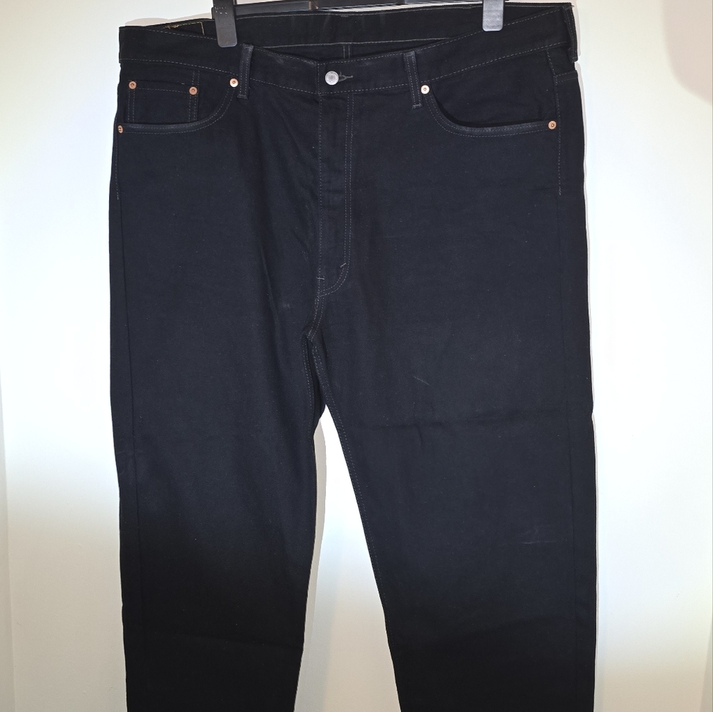 550 Levi's Black Straight-Leg Jeans Classic Style